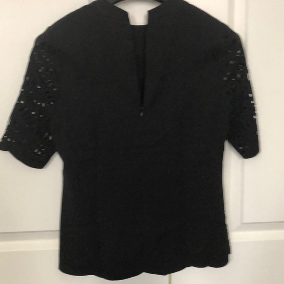 Laser cut stylish black top by Kenneth Cole size XS - Picture 11 of 11